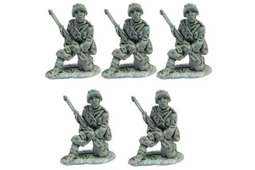 Line Infantrymen kneeling waiting for