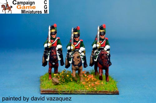 Napoleon Dragoons At Rest x4