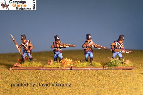 Single Figures Grenzer Light Infantry Skirmishing/ Firing Line