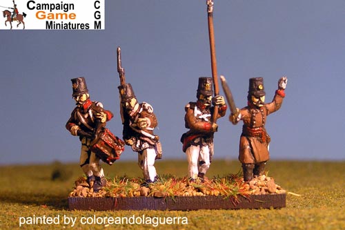 Single Figures Grenzer Light Infantry Command