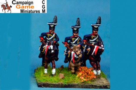 Polish Lancers Charging Czapka x 4