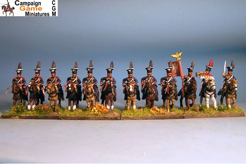 Polish Lancers Charging with command