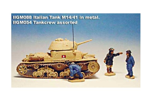 Italian Tank M14/41 in metal.