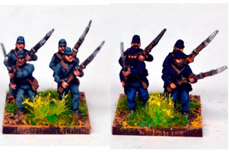 Infantry in Kepi Advancing