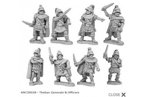 Theban Generals & Officers (random 8 of 8 designs)