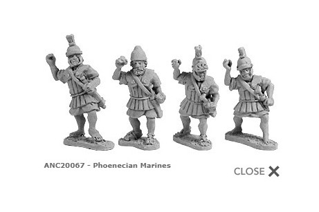 Phoenecian Marines (random 8 of 4 designs)