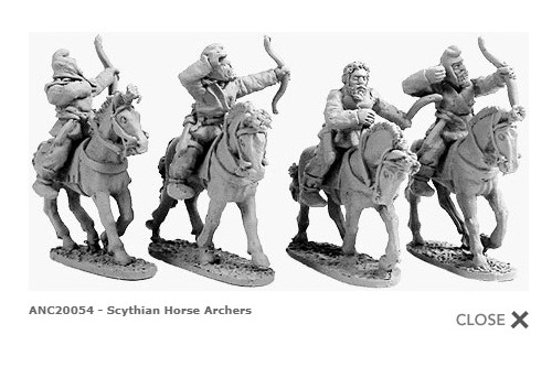 Scythian Horse Archers (random 4 of 4 designs)
