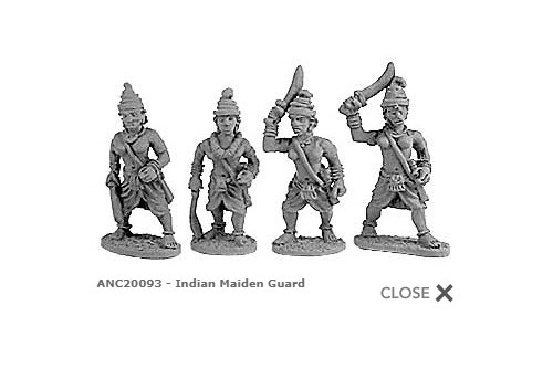 Indian Maiden Guard (Random 8 of 4 designs)