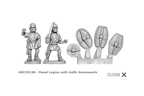 Penal Legion wtih Gallic armaments