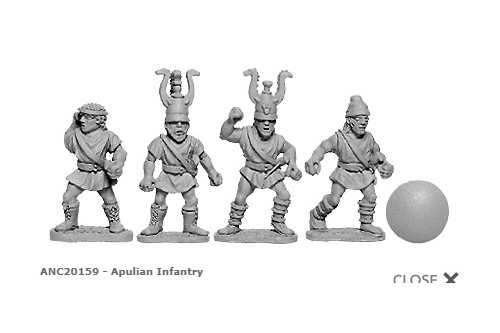 Apulian Infantry (random 8 of 4 designs)